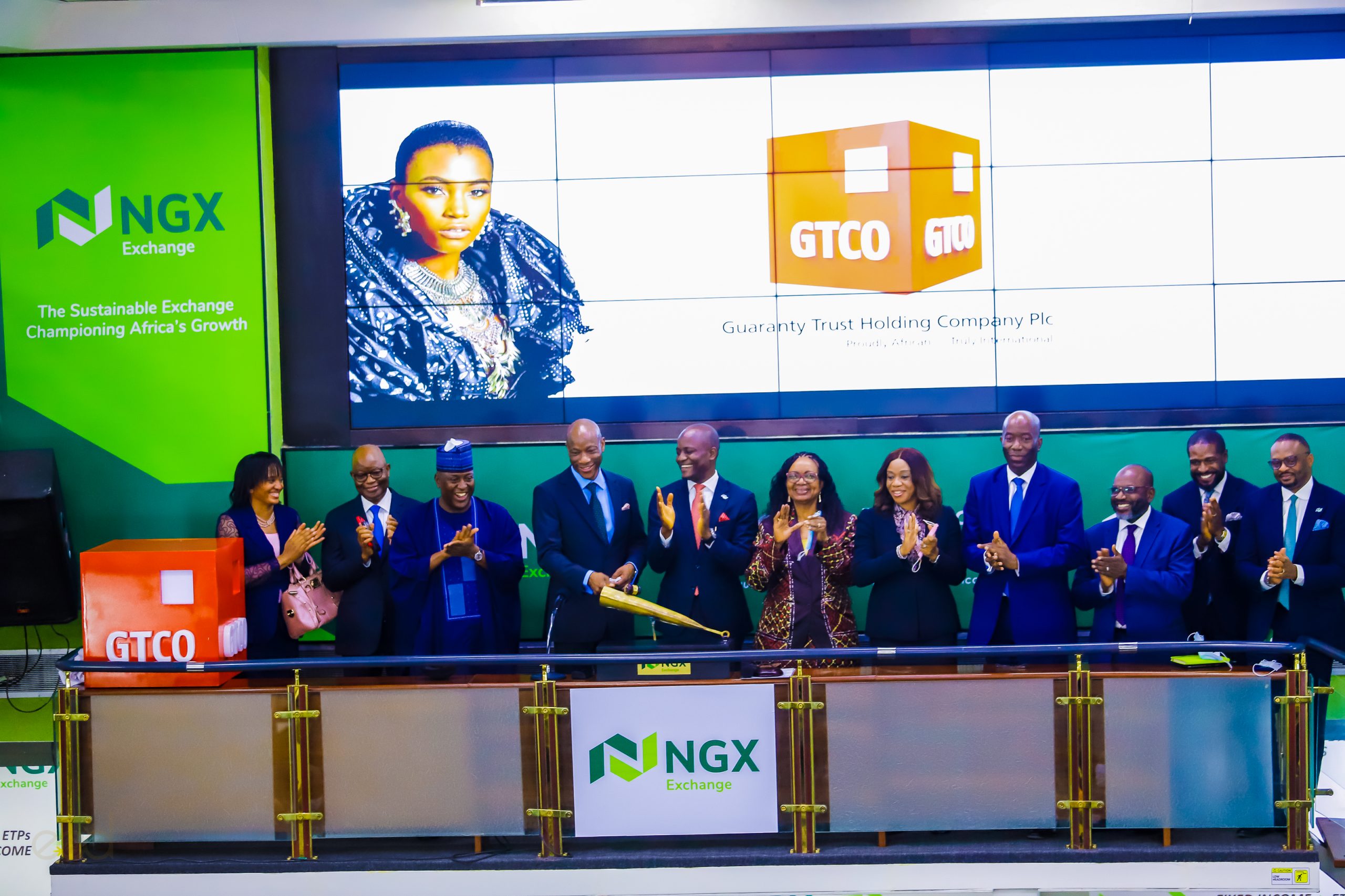 NGX Welcomes Guaranty Trust Holding Company Plc With Closing Gong Ceremony-Crystal News