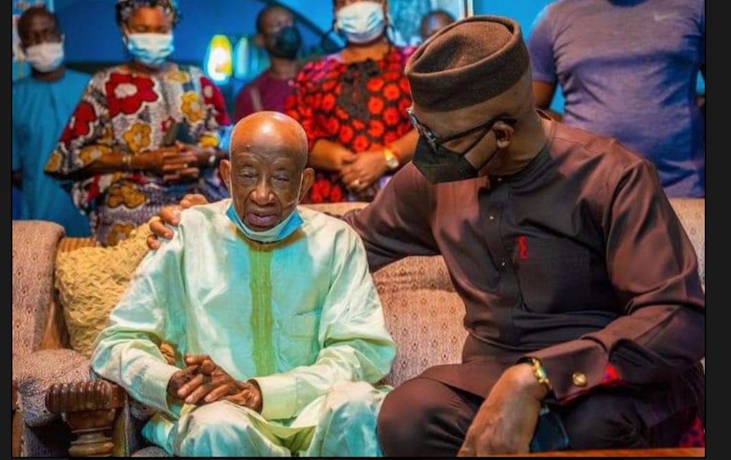 Ogun State Governor, Dapo Abiodun Visits Late Femi Osibona's Father